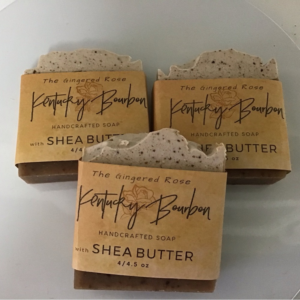 Kentucky Bourbon Handcrafted Soap with Shea Butter